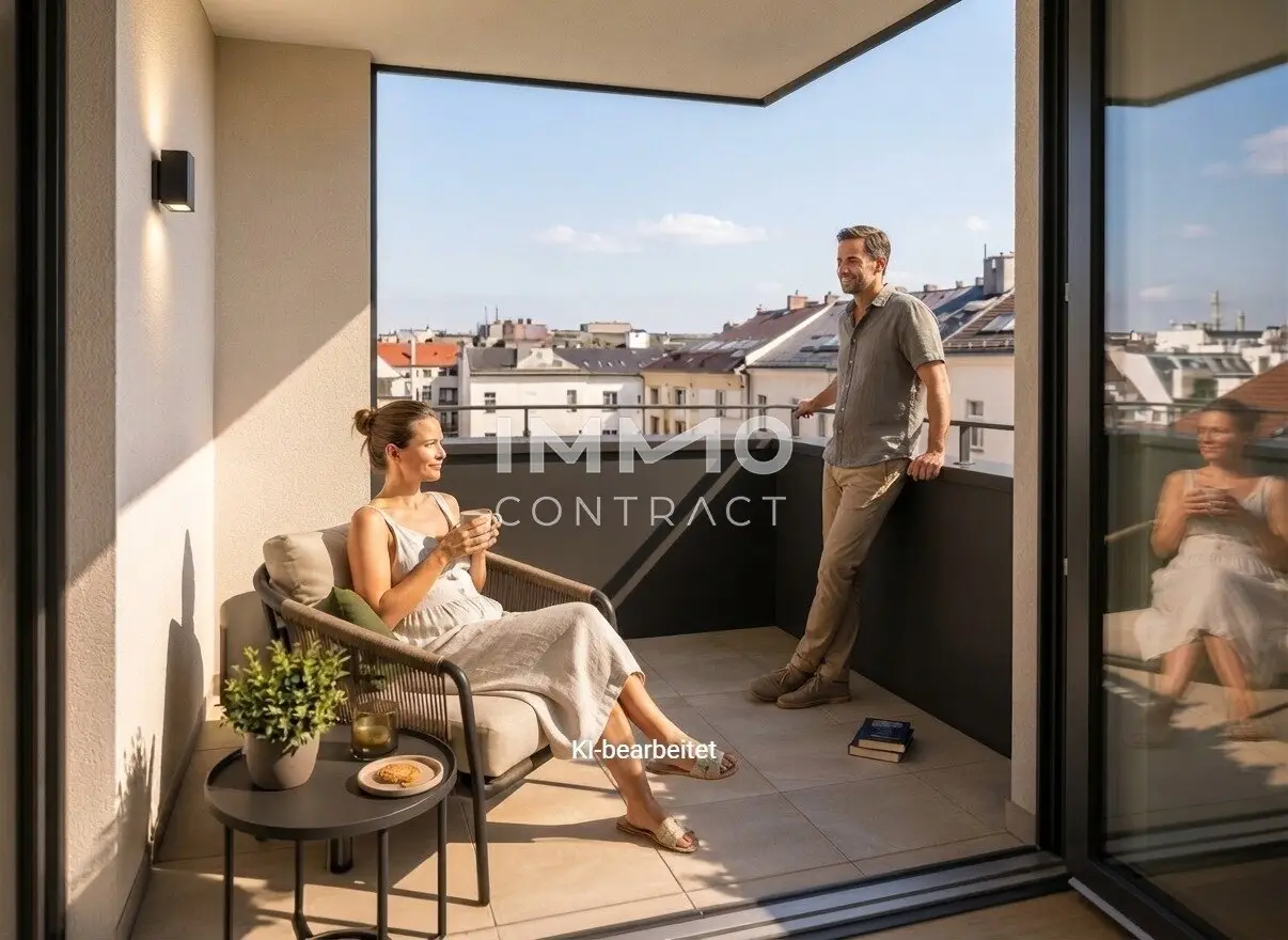 Helle Neubauwohnung mit Balkon und Loggia nahe Schönbrunn