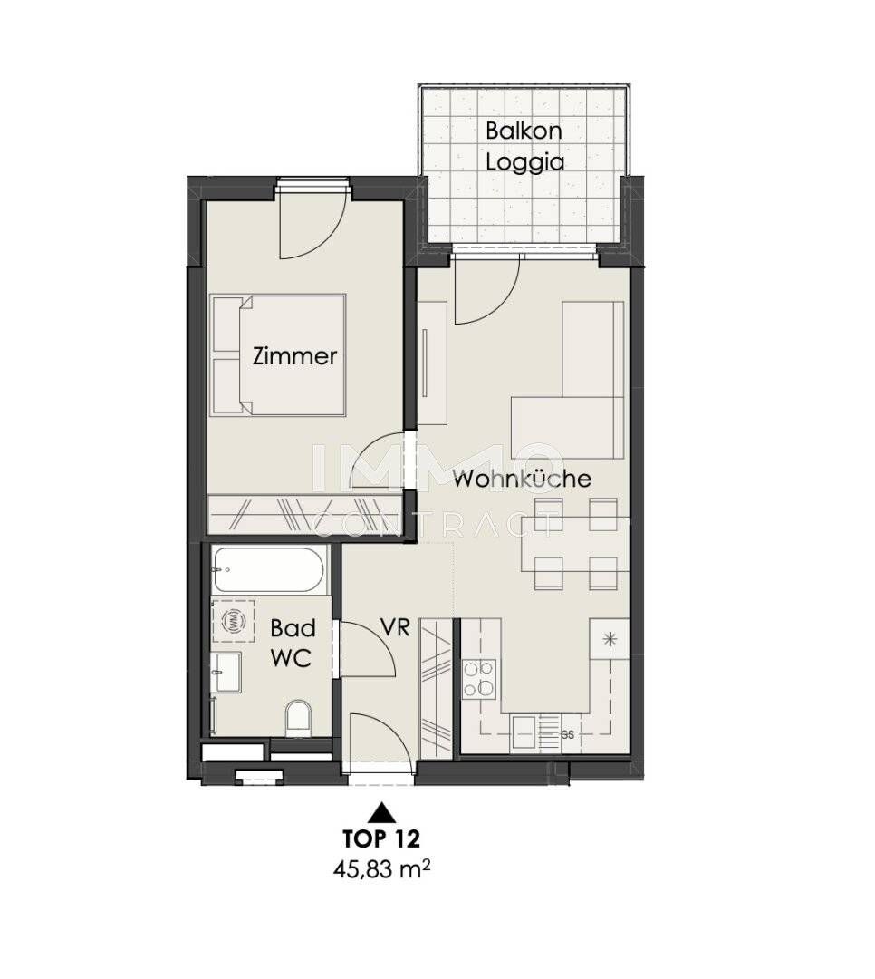 Neubauwohnung mit Balkon nahe Schönbrunn