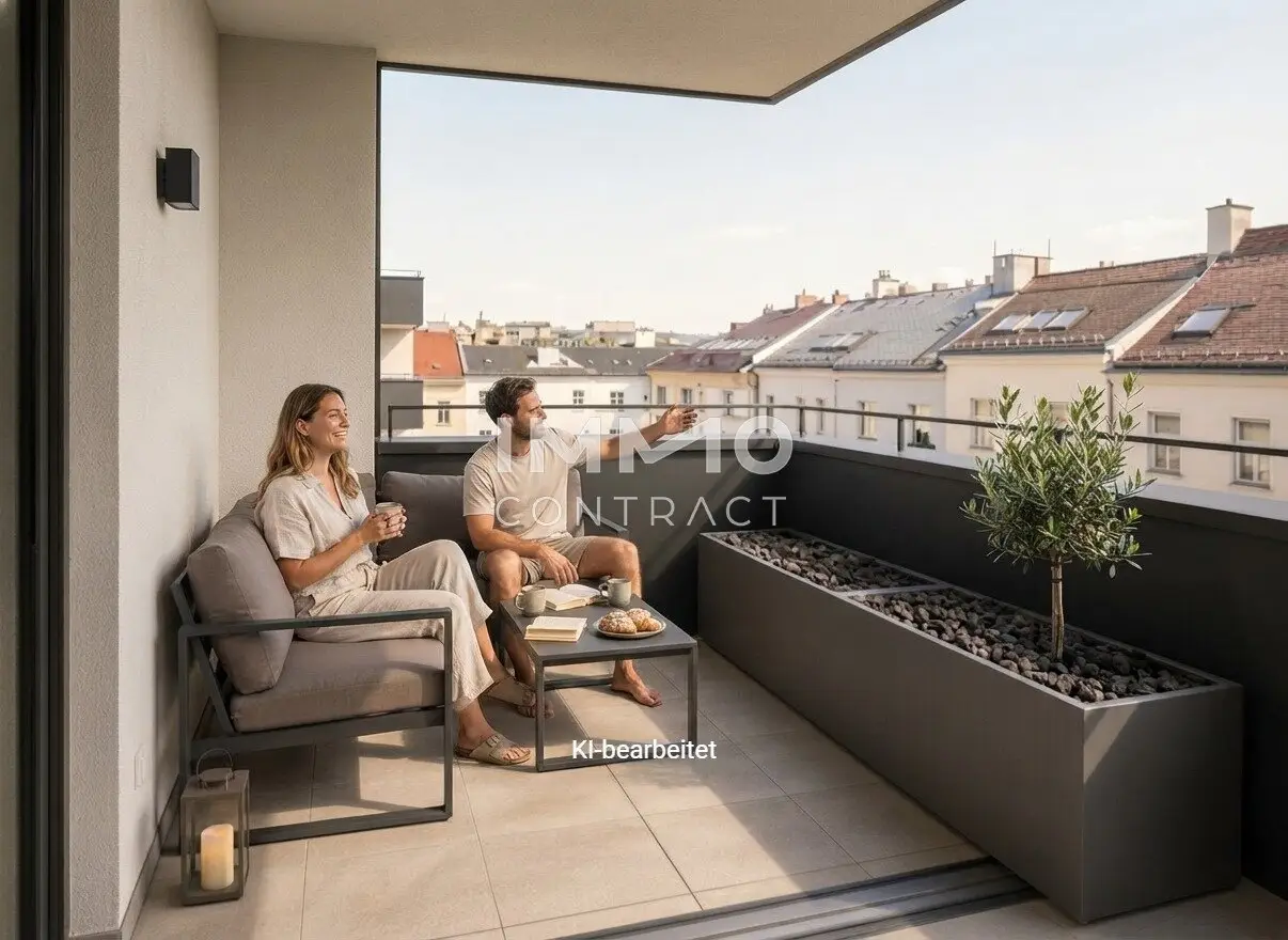 Neubauwohnung mit Loggia nahe Schönbrunn