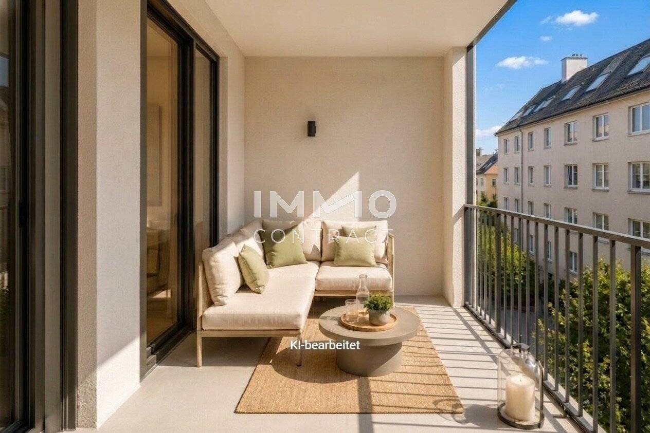 Helle Vorsorgewohnung mit Balkon und Parkett nahe Schönbrunn