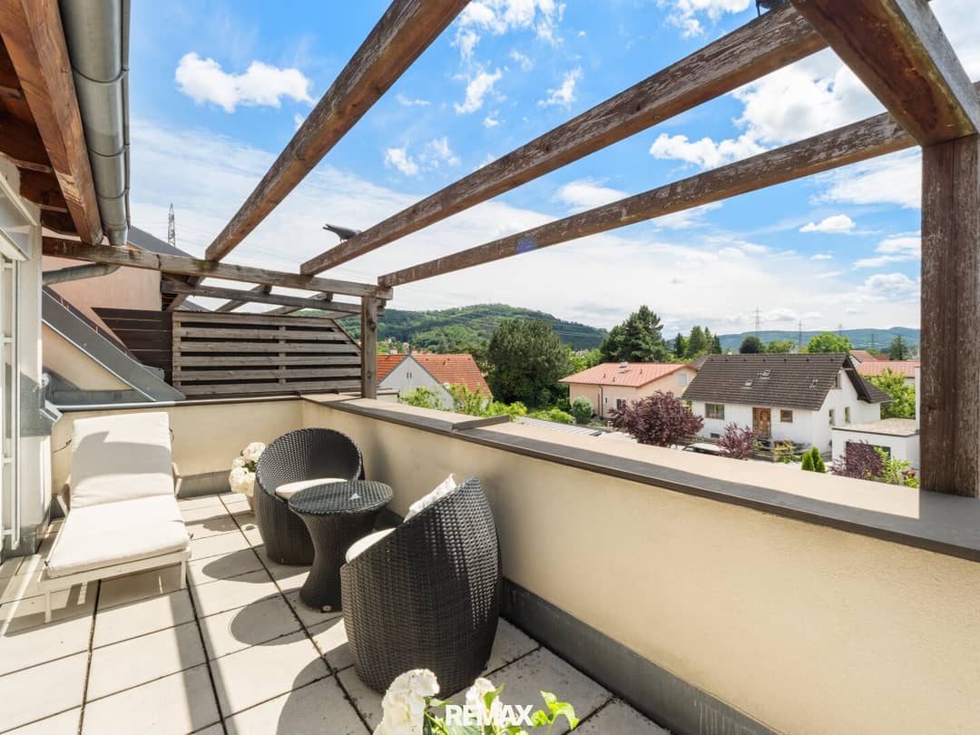 Dachterrasse mit Ausblick