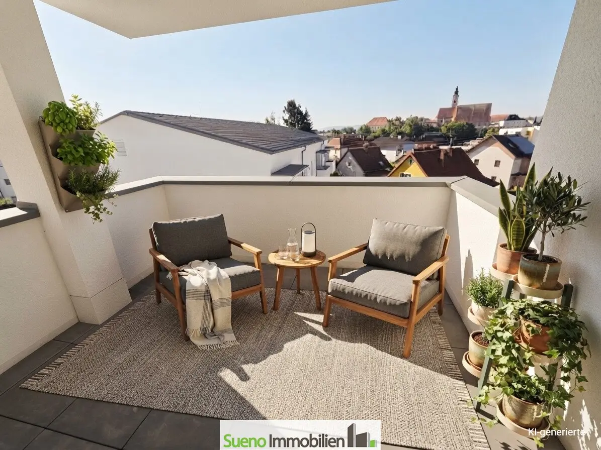 Barrierefreie Dachgeschosswohnung mit Loggia und Tiefgarage