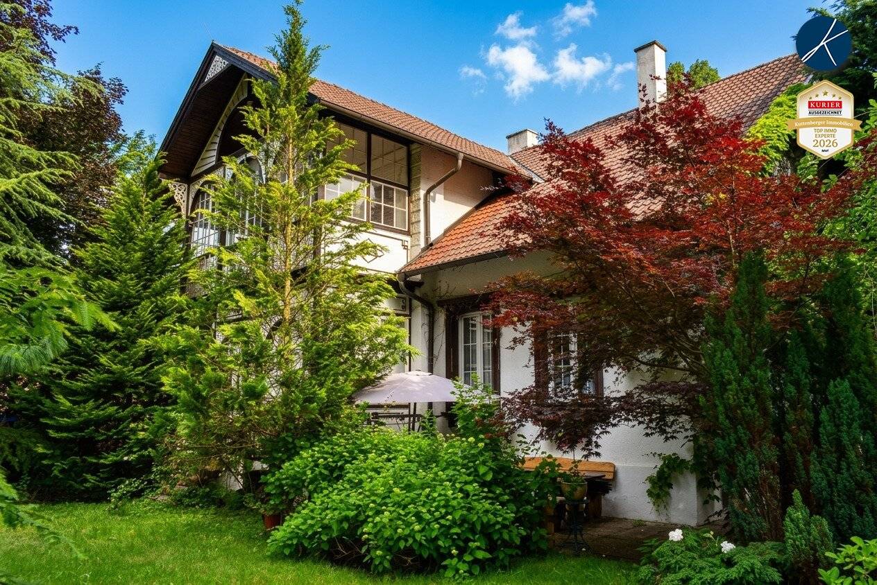 Charmantes Jugendstilhaus mit Garten und Sonnenterrasse