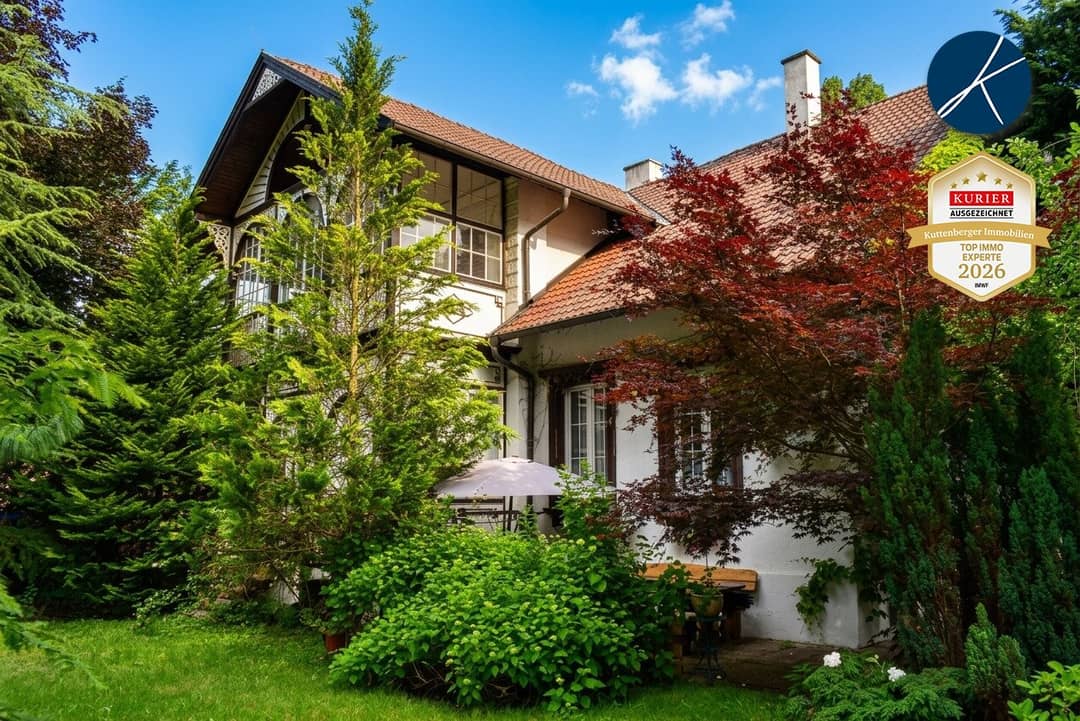Charmantes Jugendstilhaus mit Garten und Sonnenterrasse
