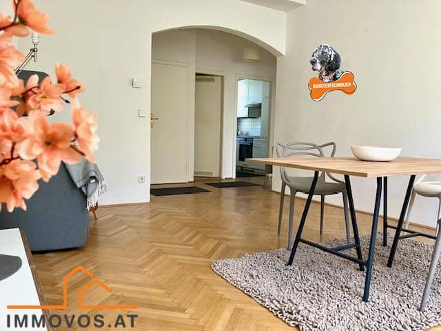 Sunny period apartment with balcony option and garden view