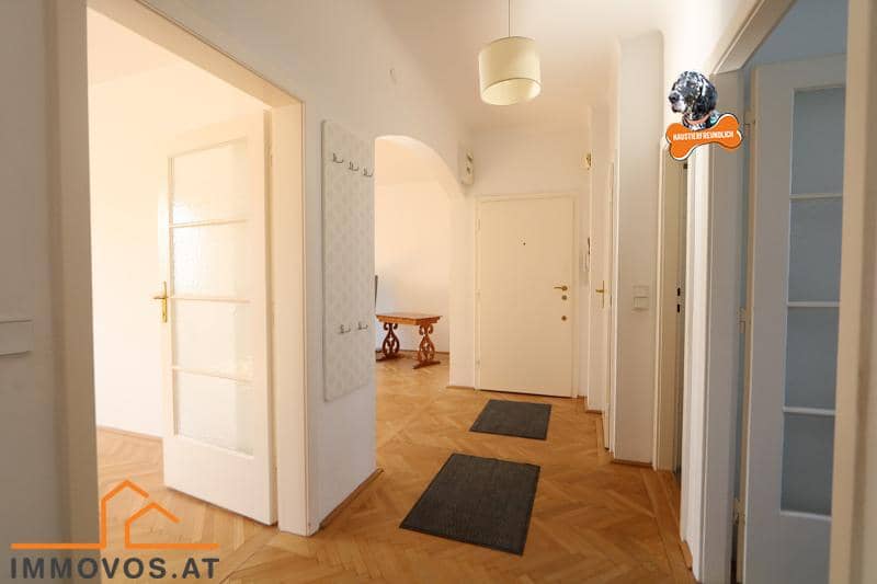 Sunny period apartment with balcony option and garden view