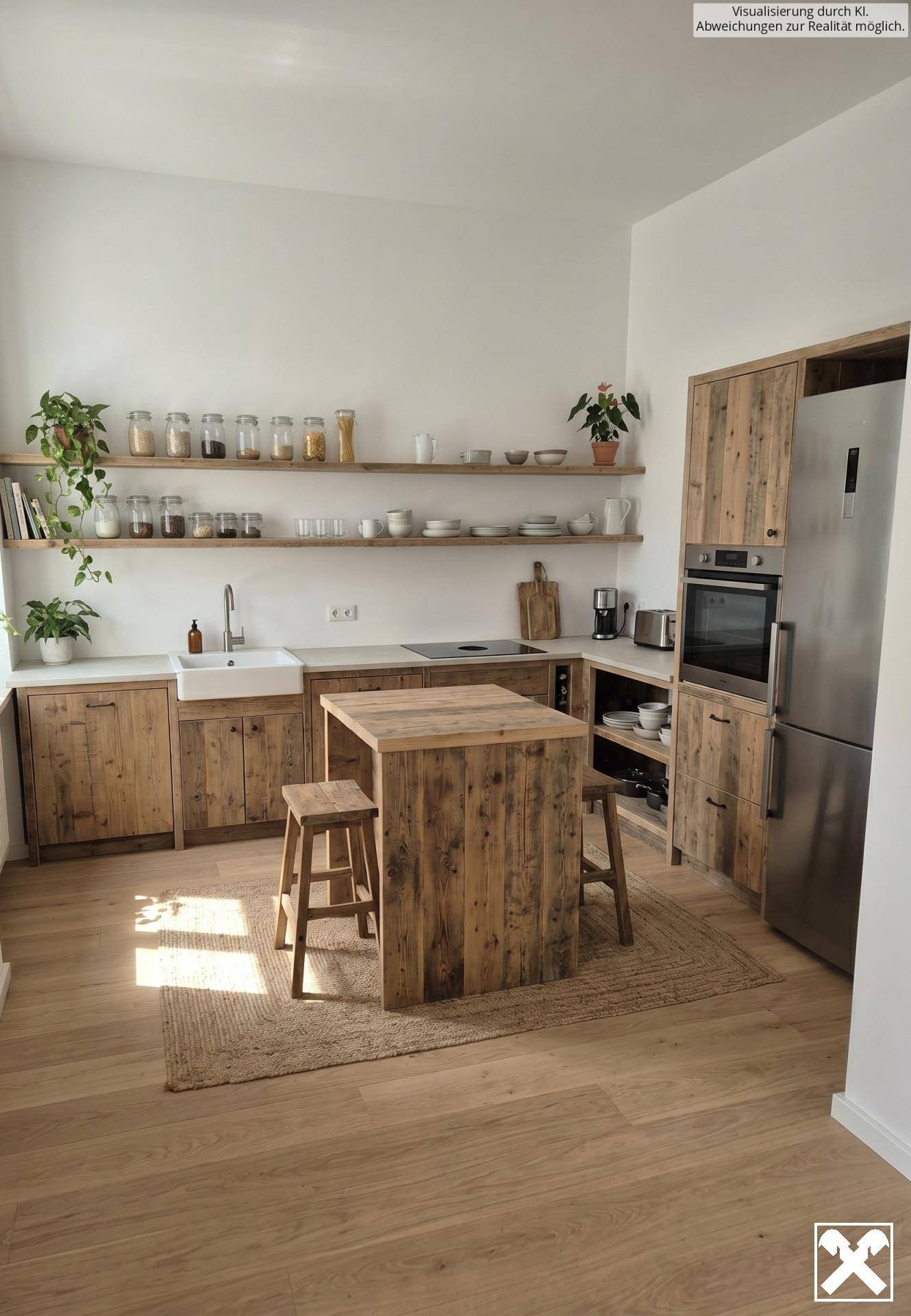 Historische Wohnung mit Parkplatz und Balkon