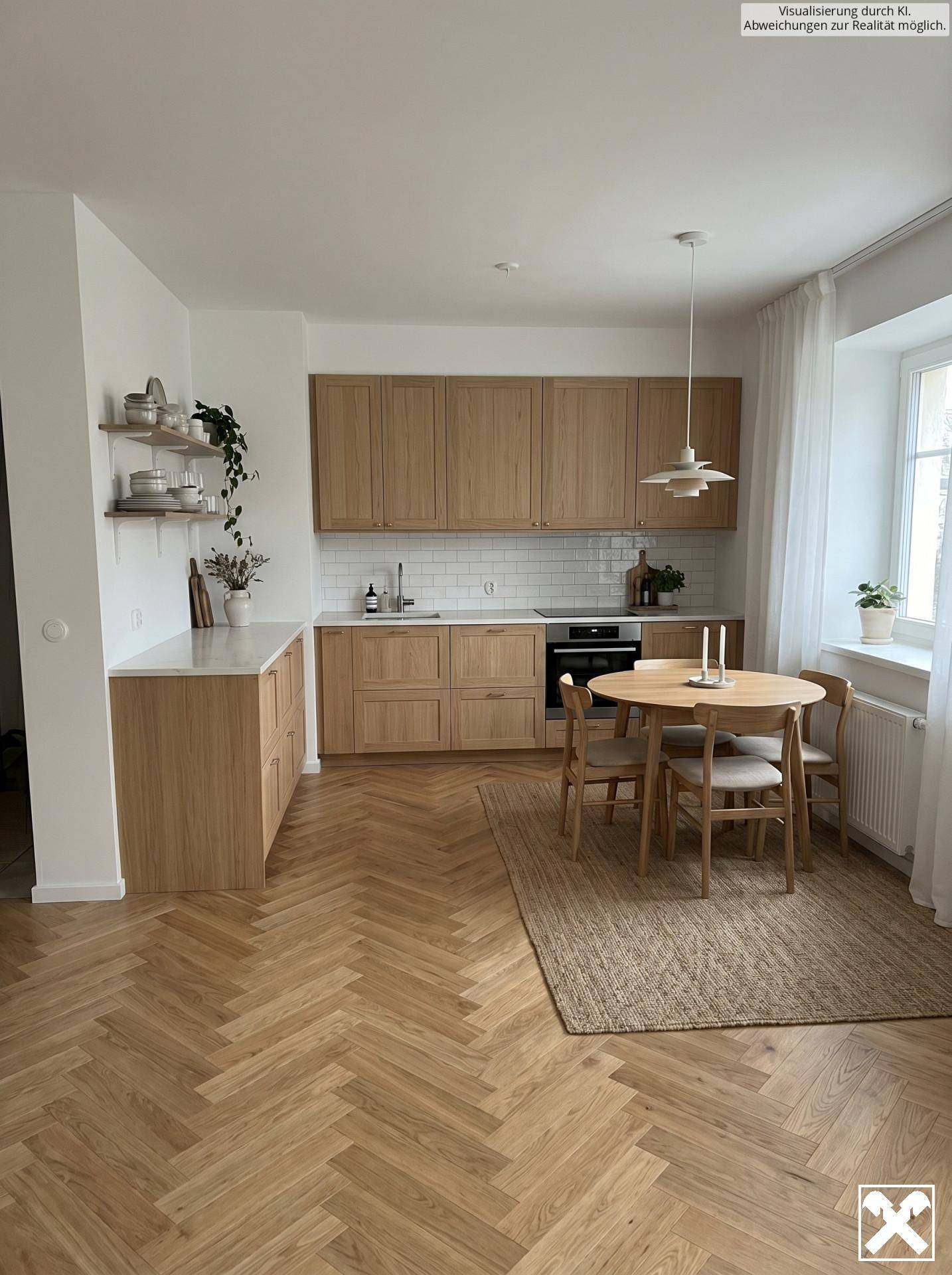 Historische Wohnung mit Balkon und Parkplatz