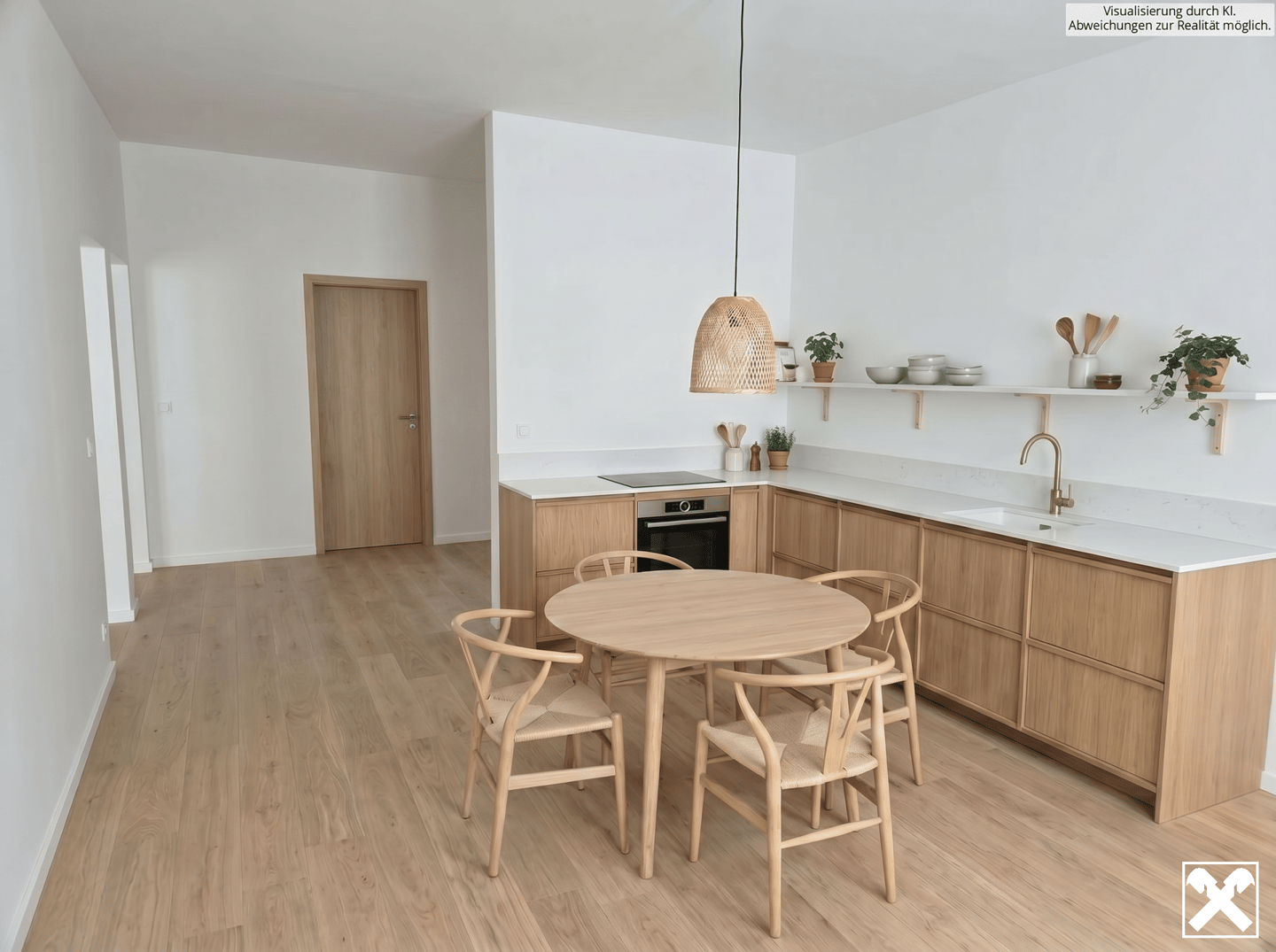 Historische Altbauwohnung mit Balkon und Gartenblick