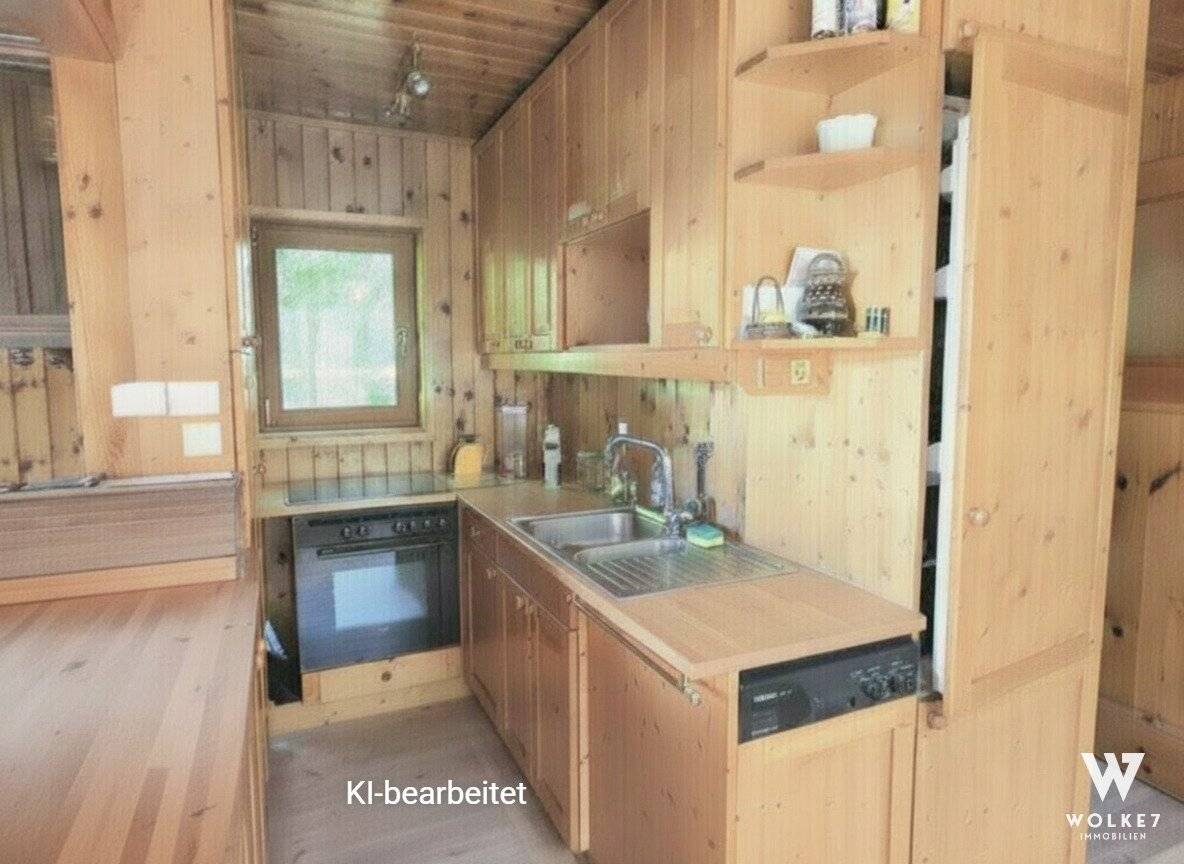Holzhaus mit Sauna und Weinkeller am Bisamberg