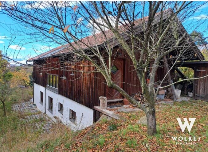 Holzhaus mit Sauna und Weinkeller am Bisamberg