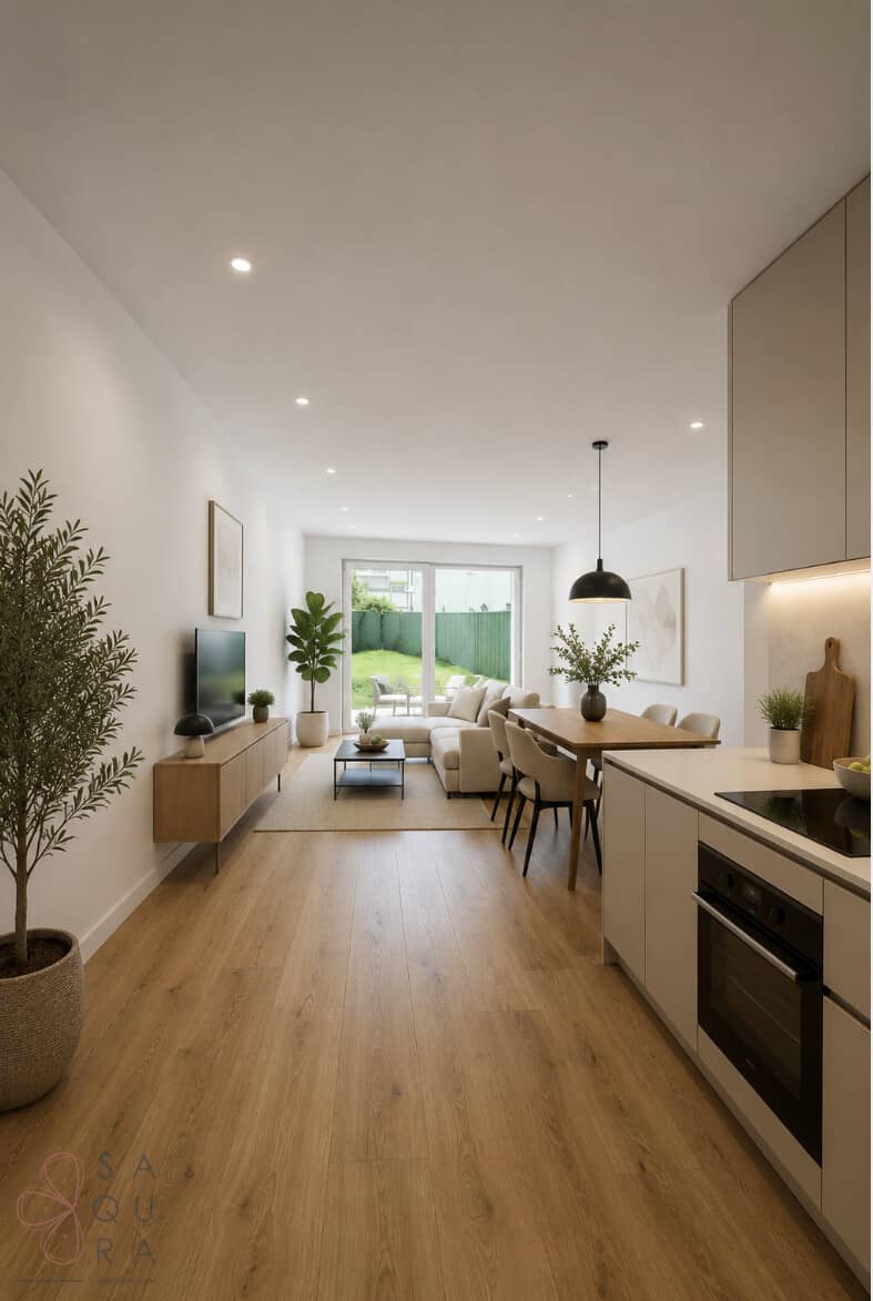 New build apartment with garden in Essling