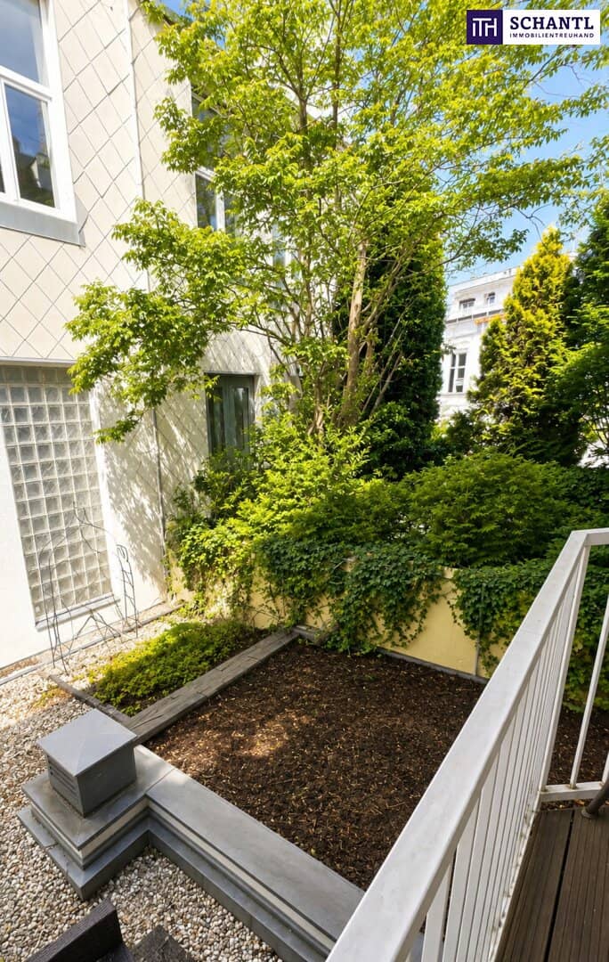 Gartenwohnung mit Balkonen und Eigengarten in Gersthof