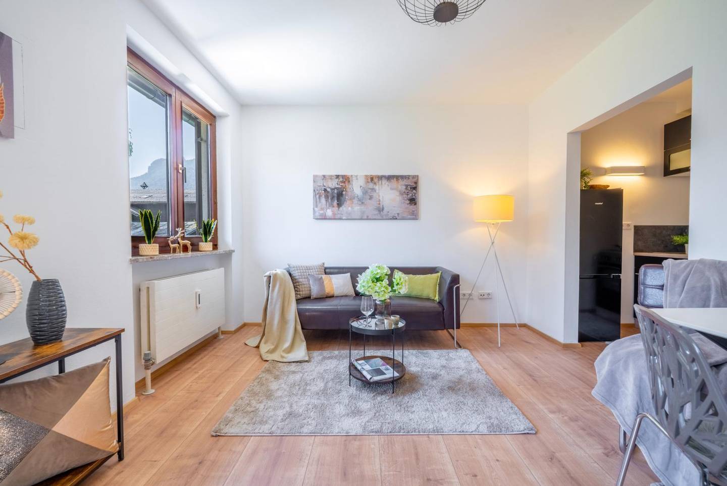 Bergblick Wohnung mit Balkon in sonniger Lage