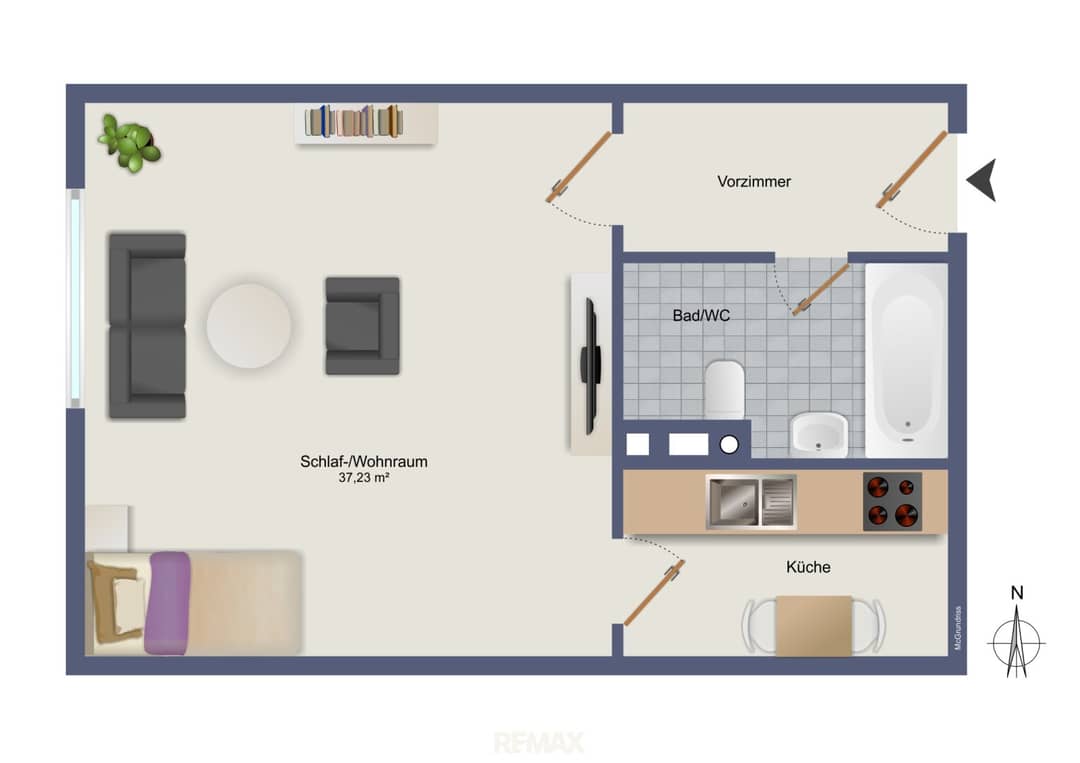schematischer Grundriss
