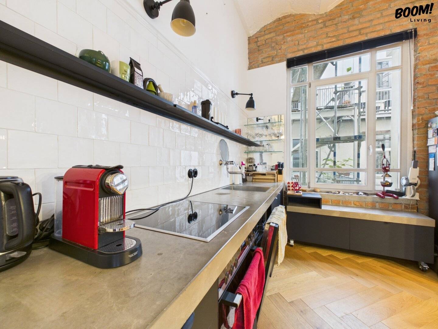 Loft apartment with rooftop terrace and balcony in Meidling