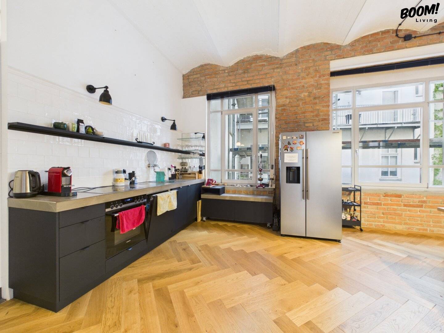 Loft apartment with rooftop terrace and balcony in Meidling