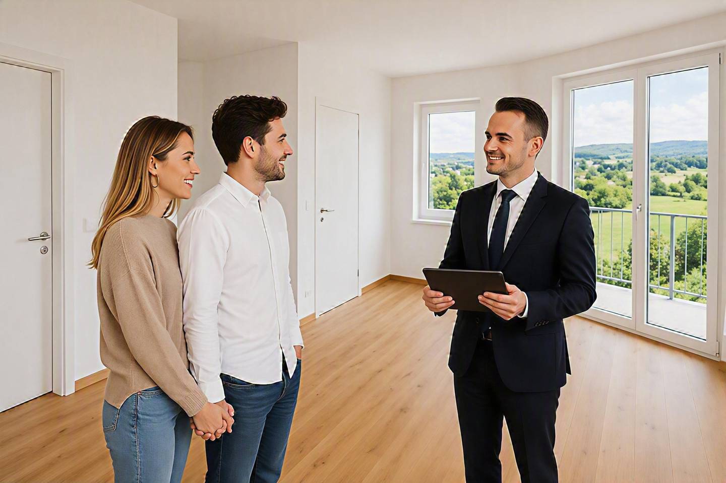 Dachgeschosswohnung mit Balkon und Terrasse in Südseite