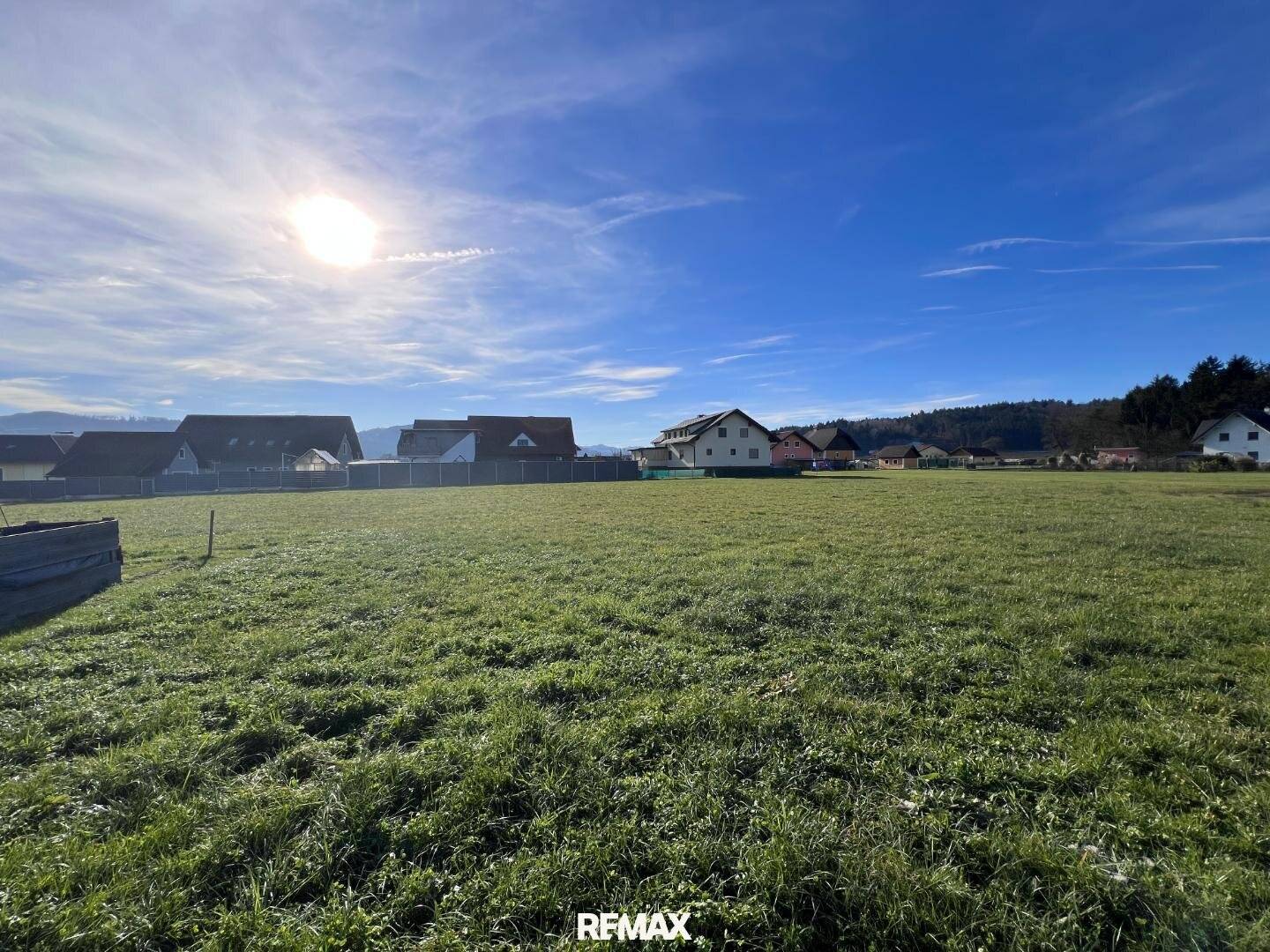 Ebenes Baugrundstück mit Blick nach Kitzeck