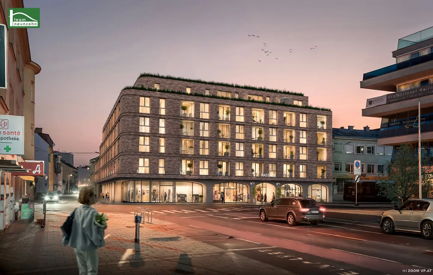 Investment package of ten new build apartments with loggia at Hauptplatz