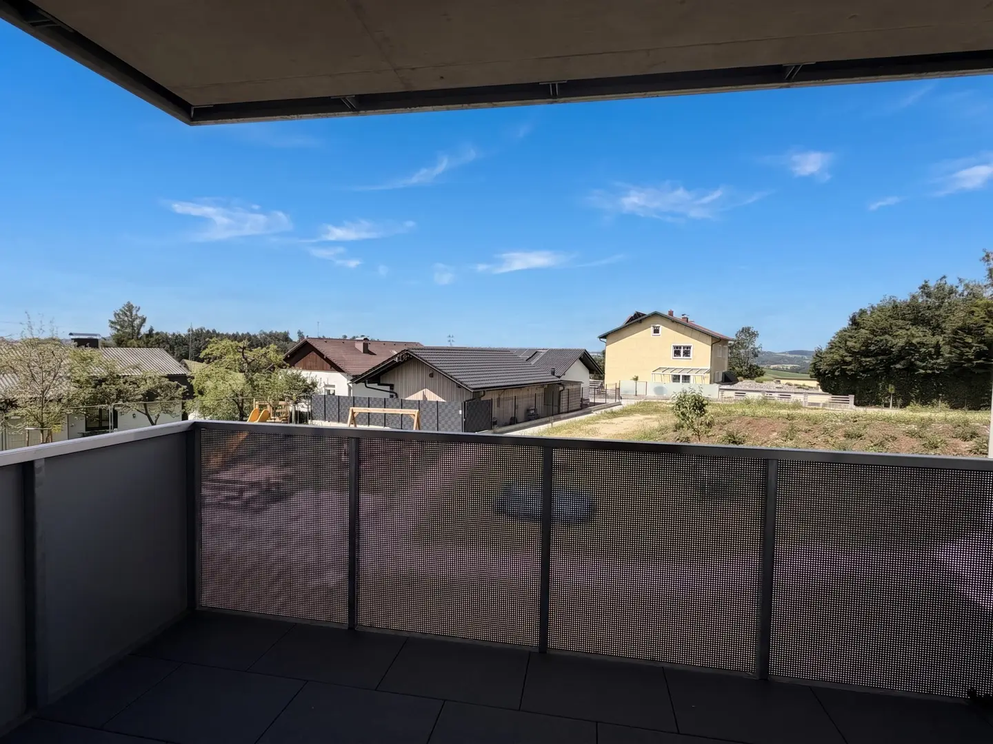 New build apartment with balcony and loggia