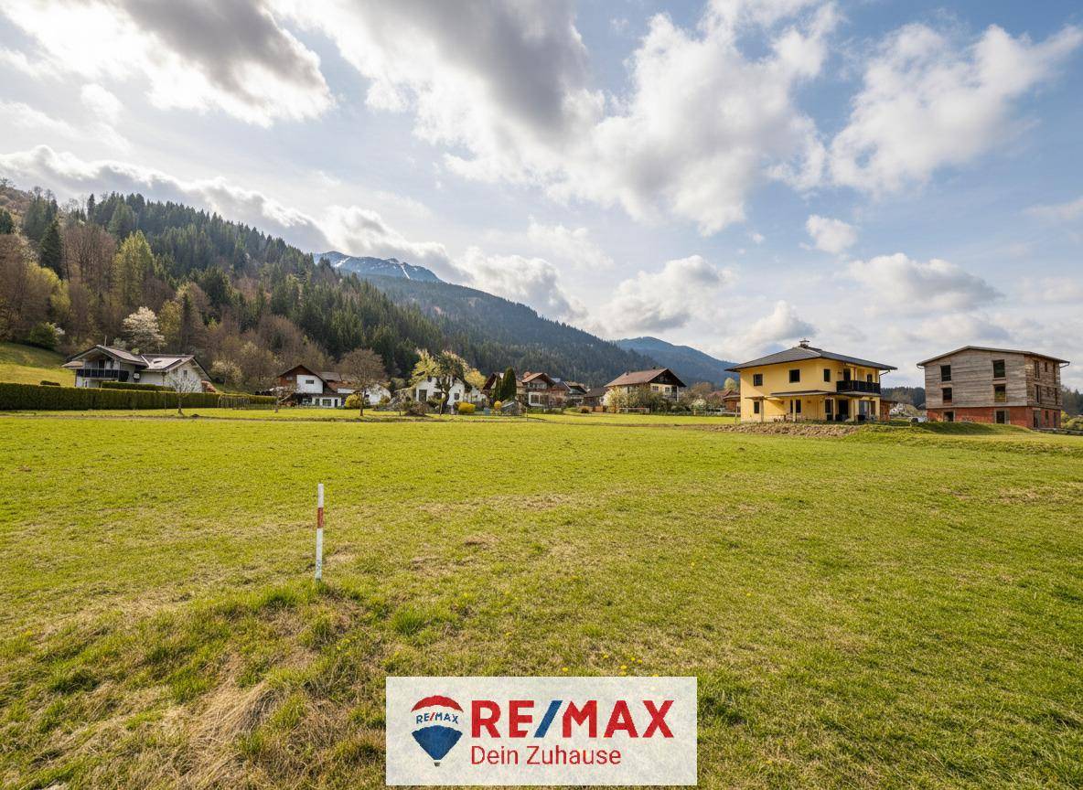 Sonniges Baugrundstück mit Weitblick in Kirchbach