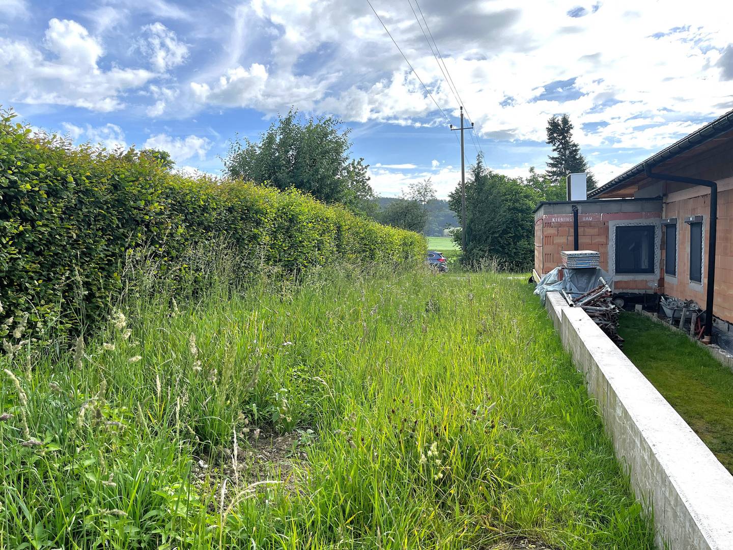 Baugrundstück in ruhiger Naturlage ohne Bauzwang