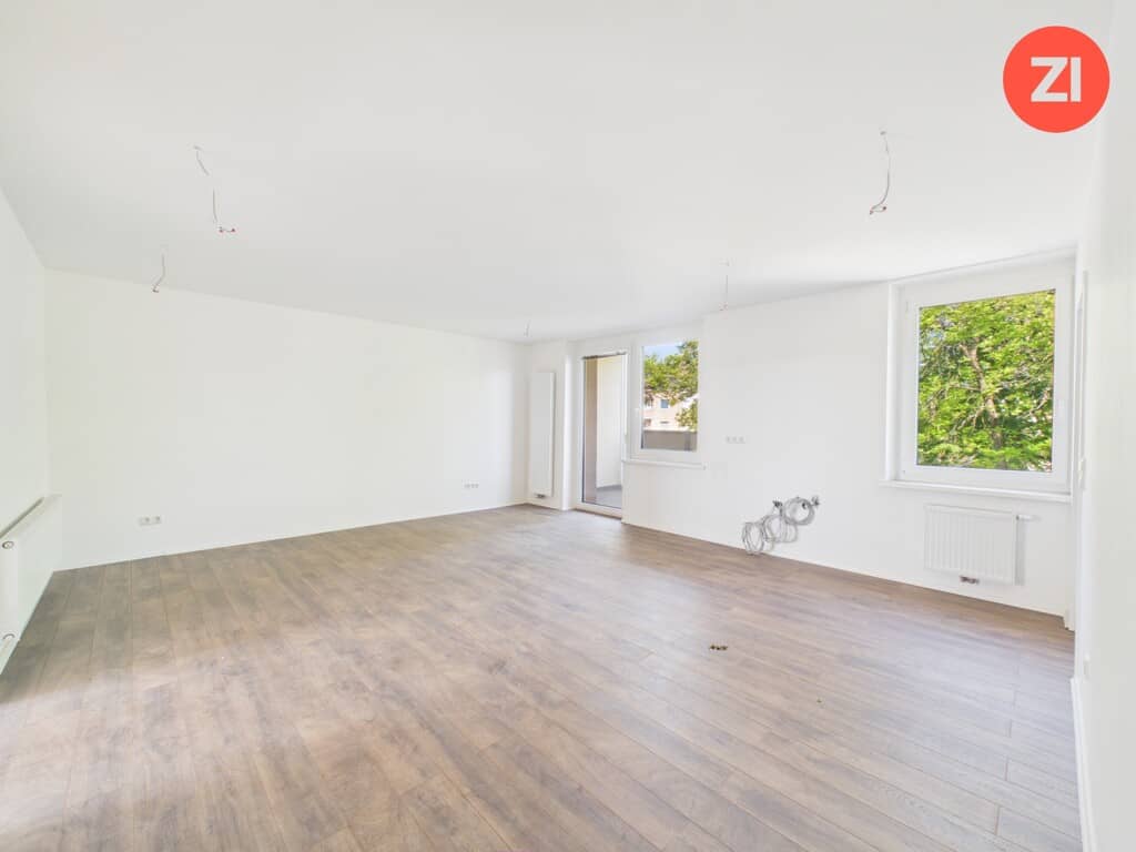 Kernsanierte Wohnung mit Balkon und Kellerabteil