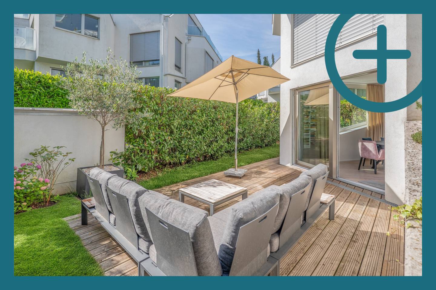 Charmantes Maisonette mit Garten und sonniger Terrasse