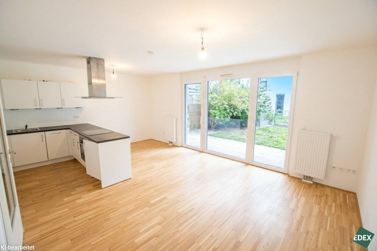 Moderne 2-Zimmer Wohnung mit Garten nahe S-Bahn-Station Jedlersdorf