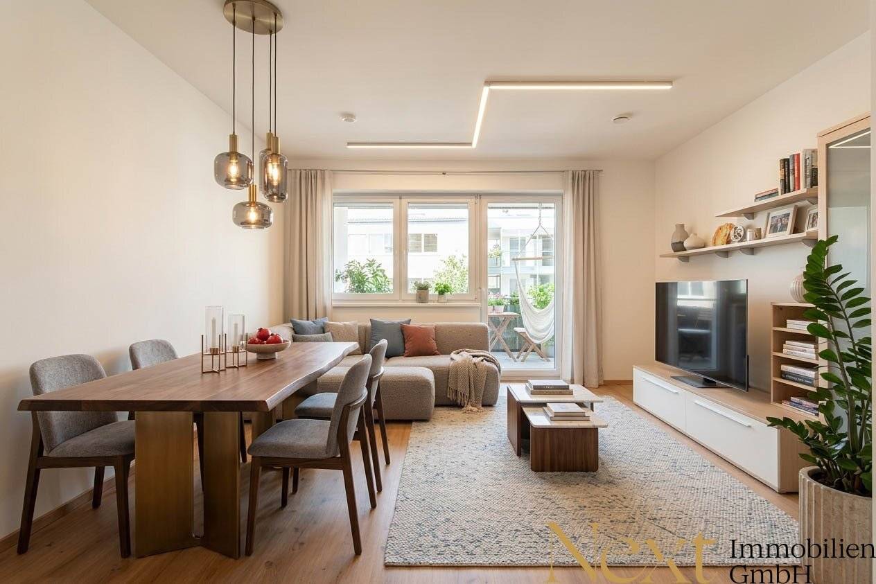 Helle Wohnung mit Loggia und Garage in zentraler Lage