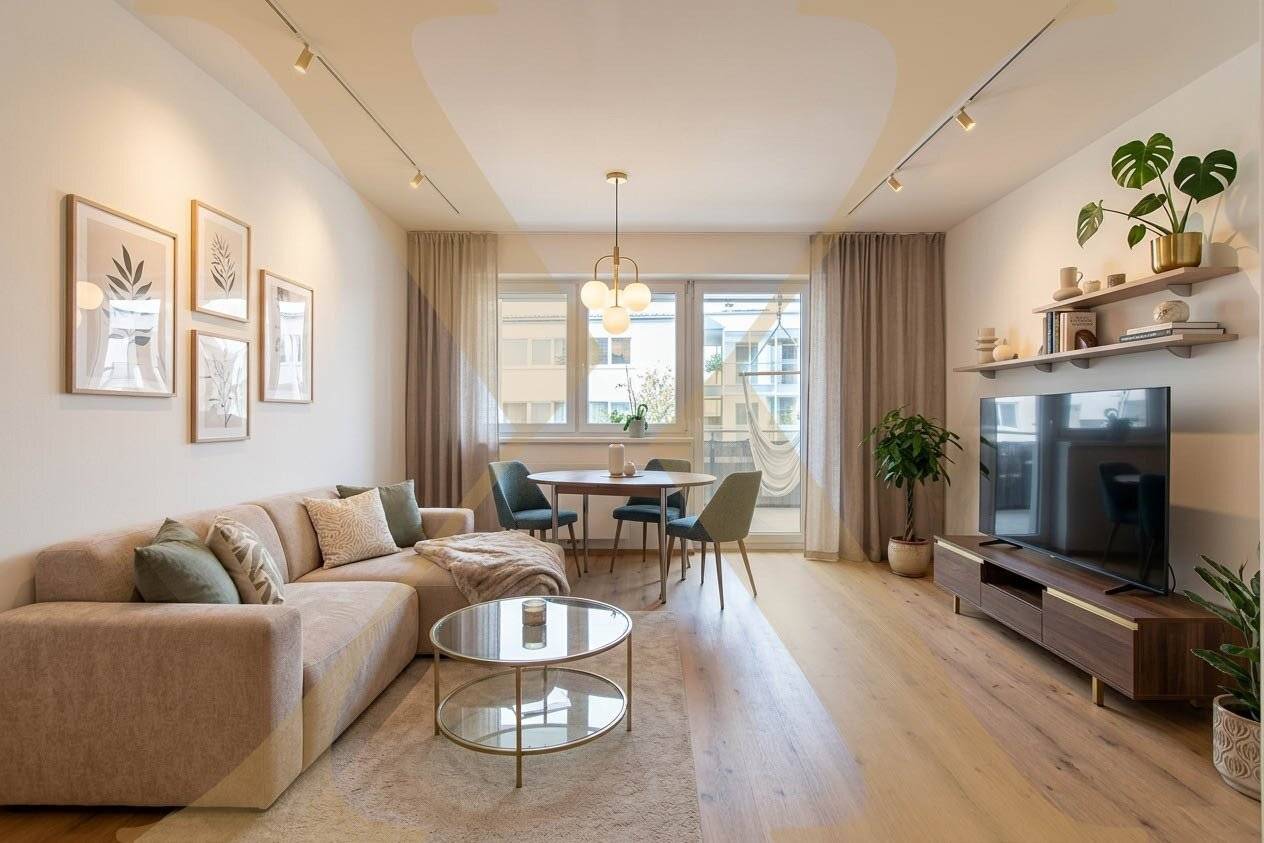 Helle Wohnung mit Loggia und Garage in zentraler Lage