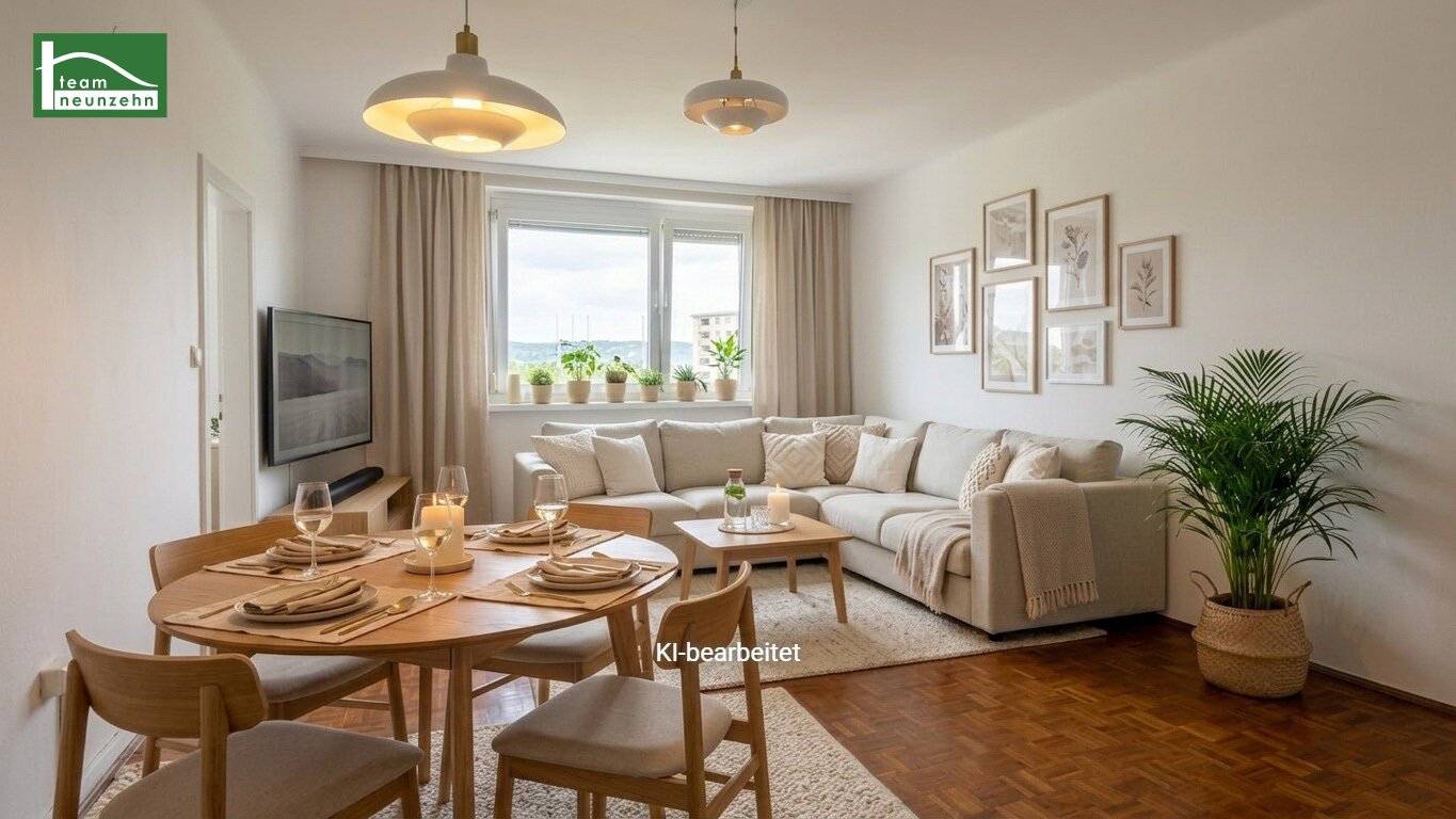 Bright 54 m² apartment with great potential