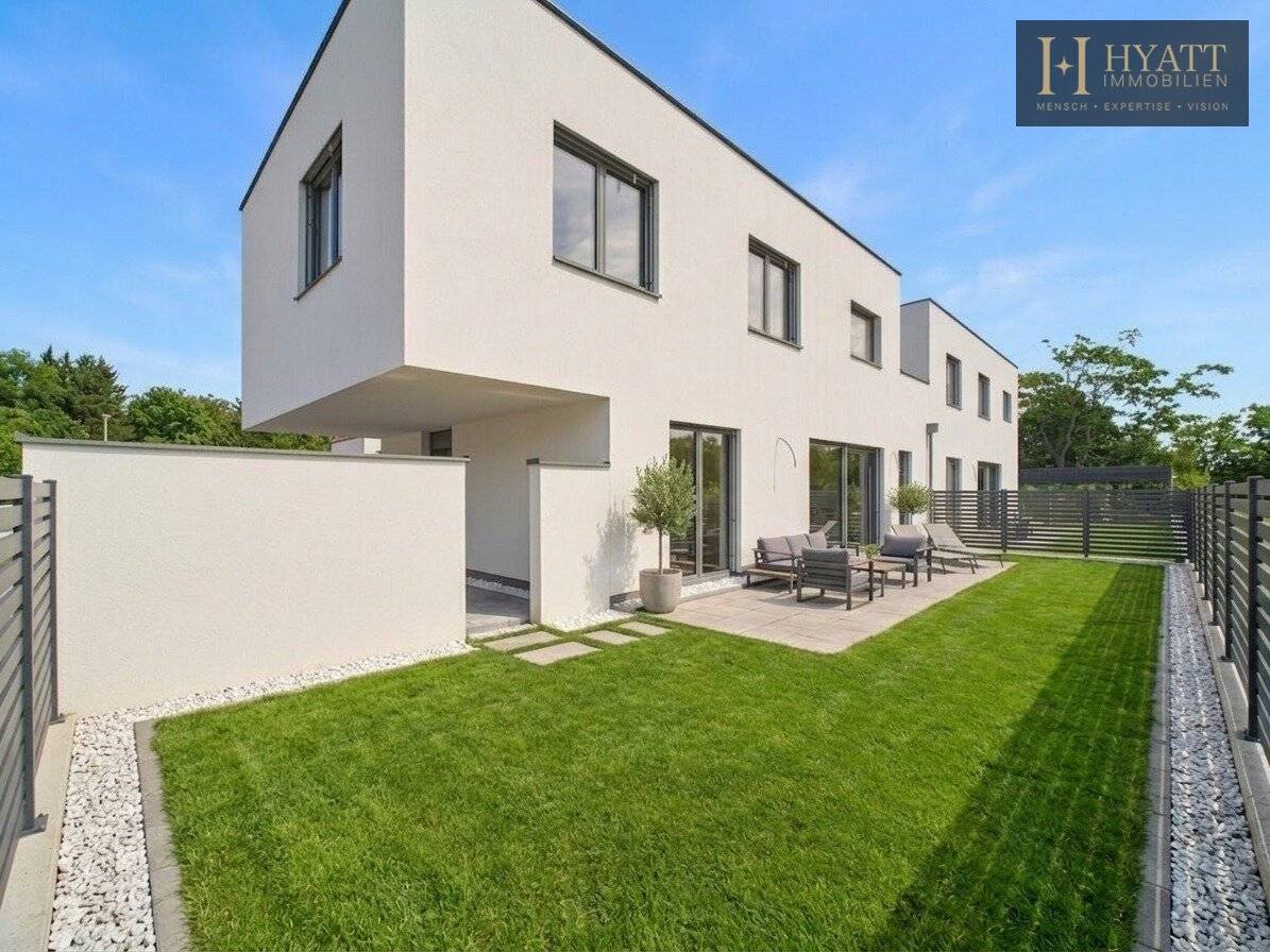 Modern semi-detached house with garden and terrace