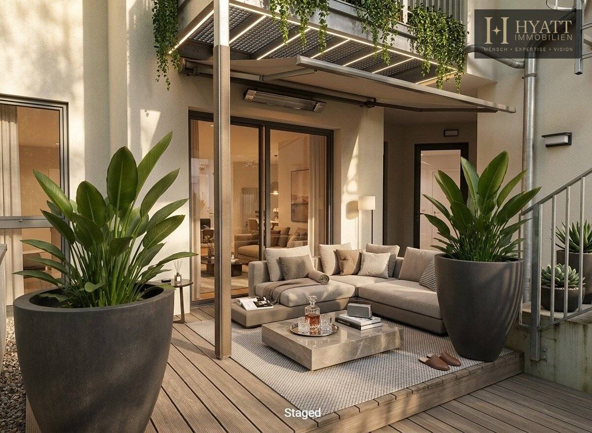 Neubauwohnung mit Terrasse und Garten in ruhiger Innenhoflage