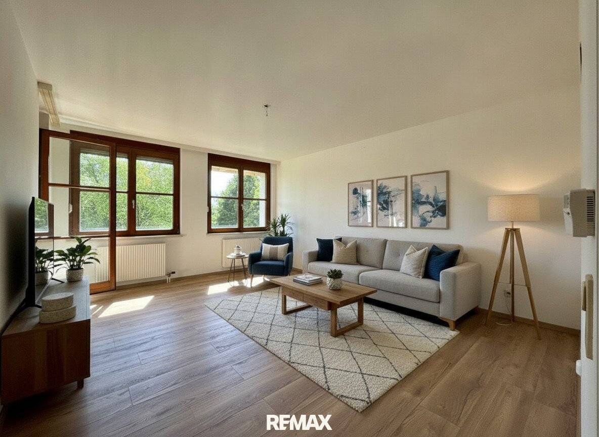 Helle Etagenwohnung mit Loggia und Grünblick