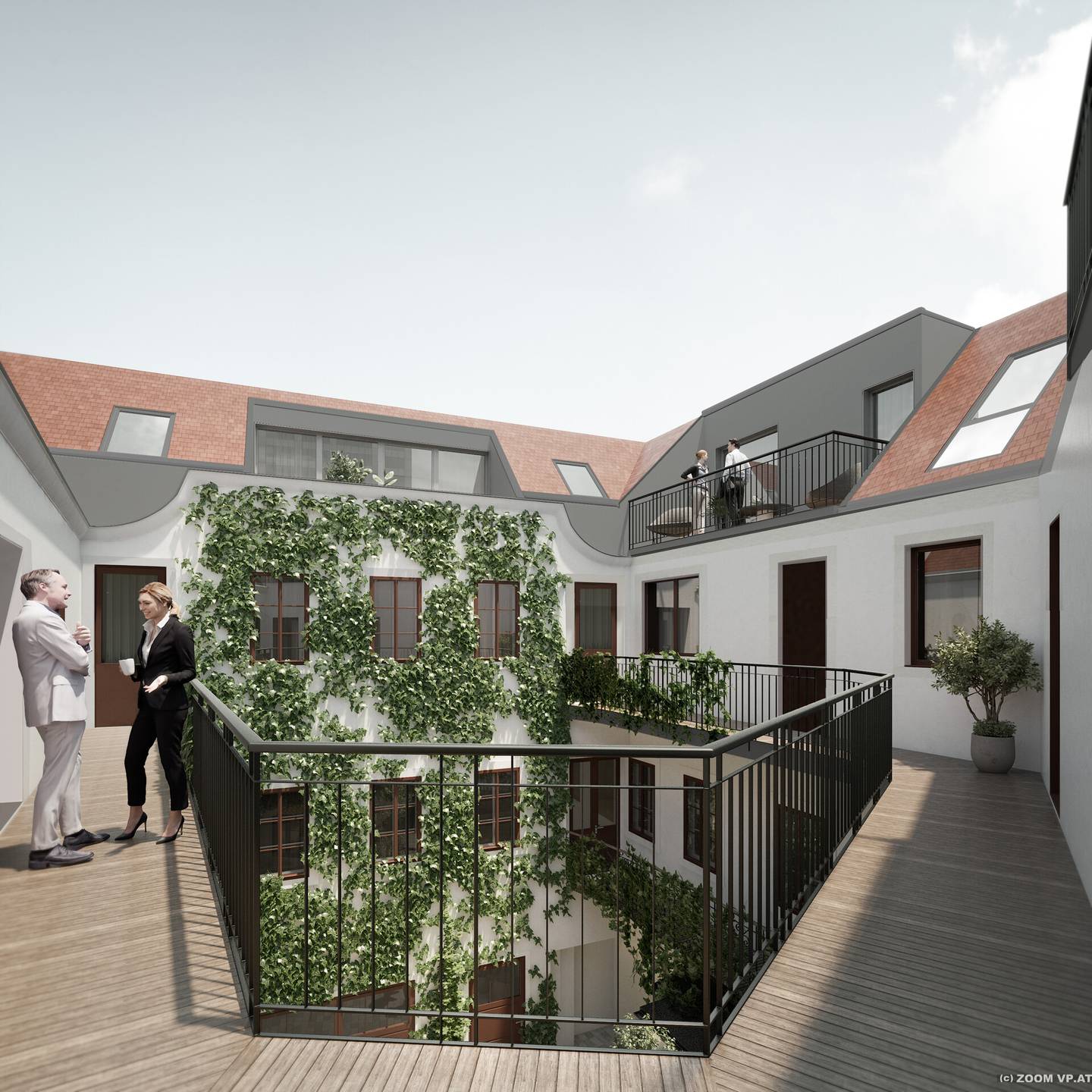 Office Space with Terrace near Rochusmarkt