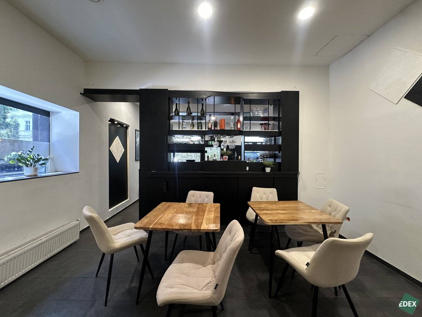 Stylish bar on two levels