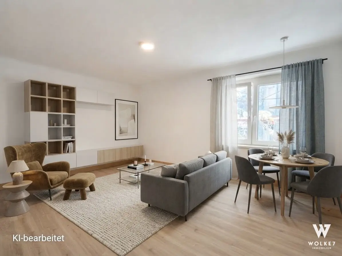 Helle 3-Zimmer-Wohnung mit Lift und Gemeinschaftsgarten