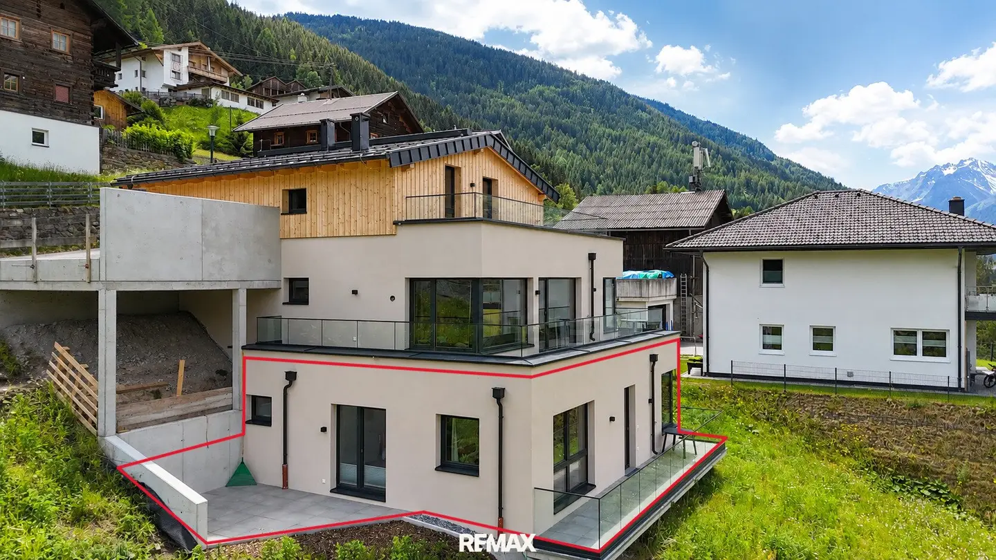 Neubau Terrassenwohnung mit Fernblick in Skilagenähe
