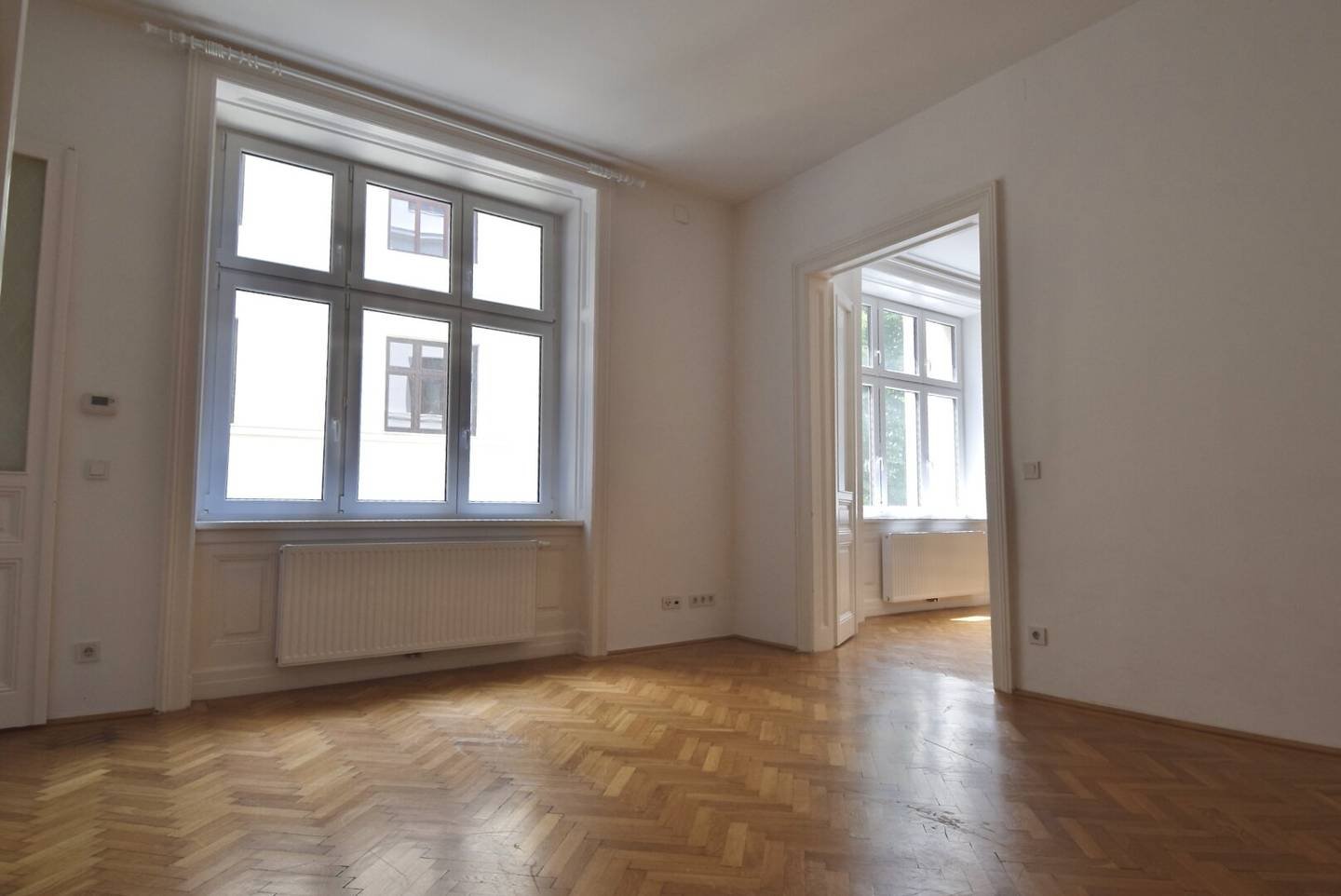 Courtyard facing two room old building with balcony option