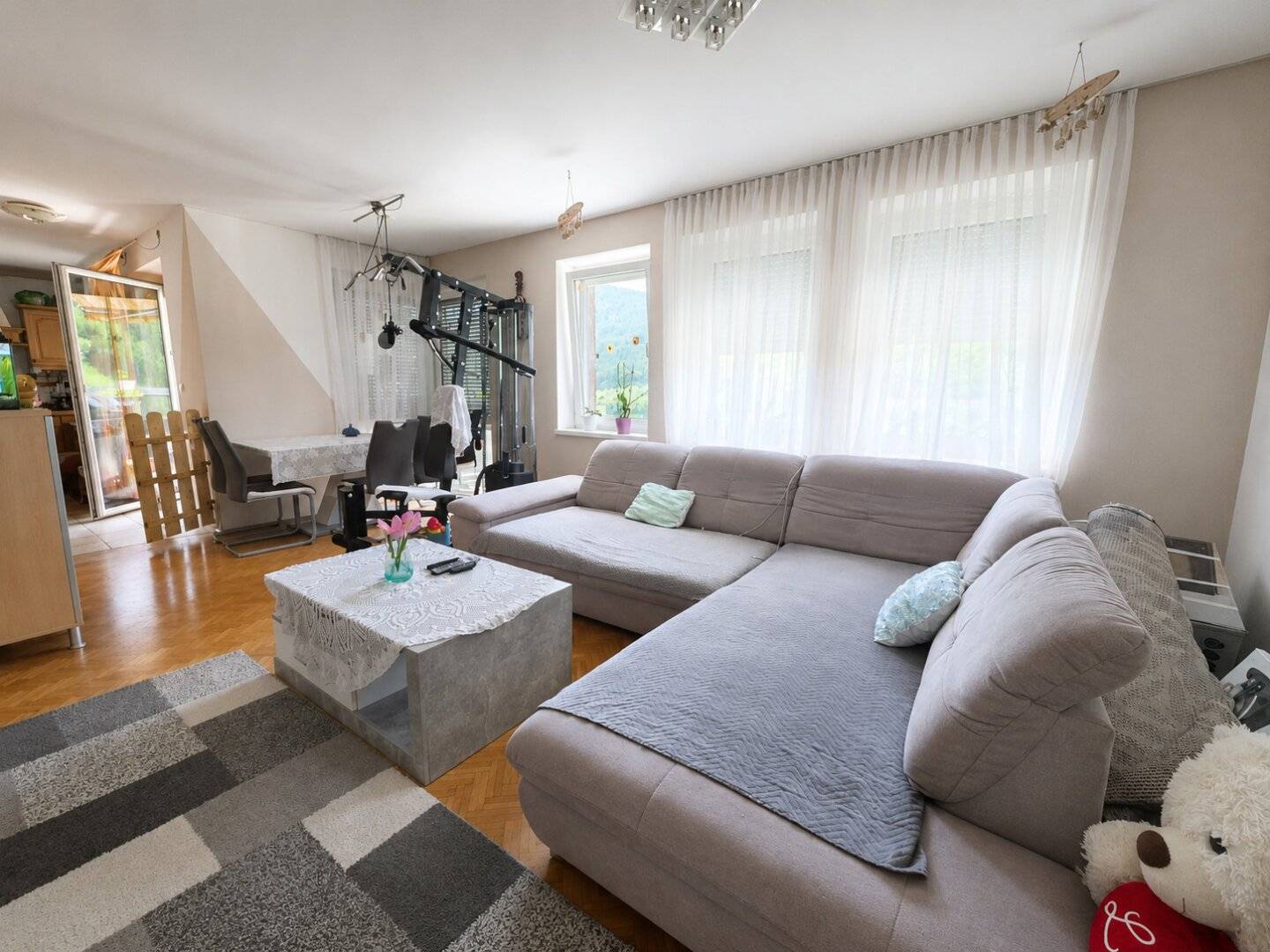 Maisonettewohnung mit Gartenanteil und Balkon in ruhiger Lage