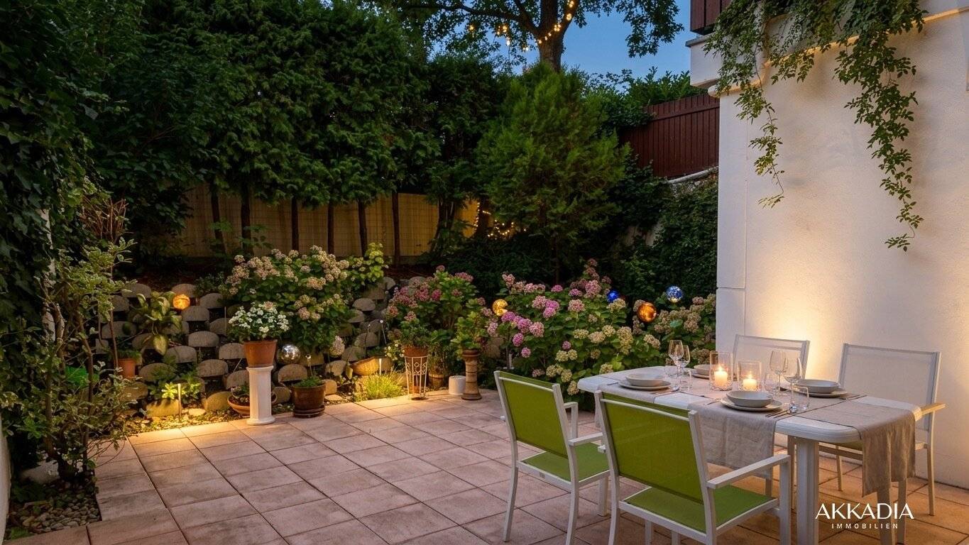 Erdgeschosswohnung mit Garten und Poolzugang in Nußdorf
