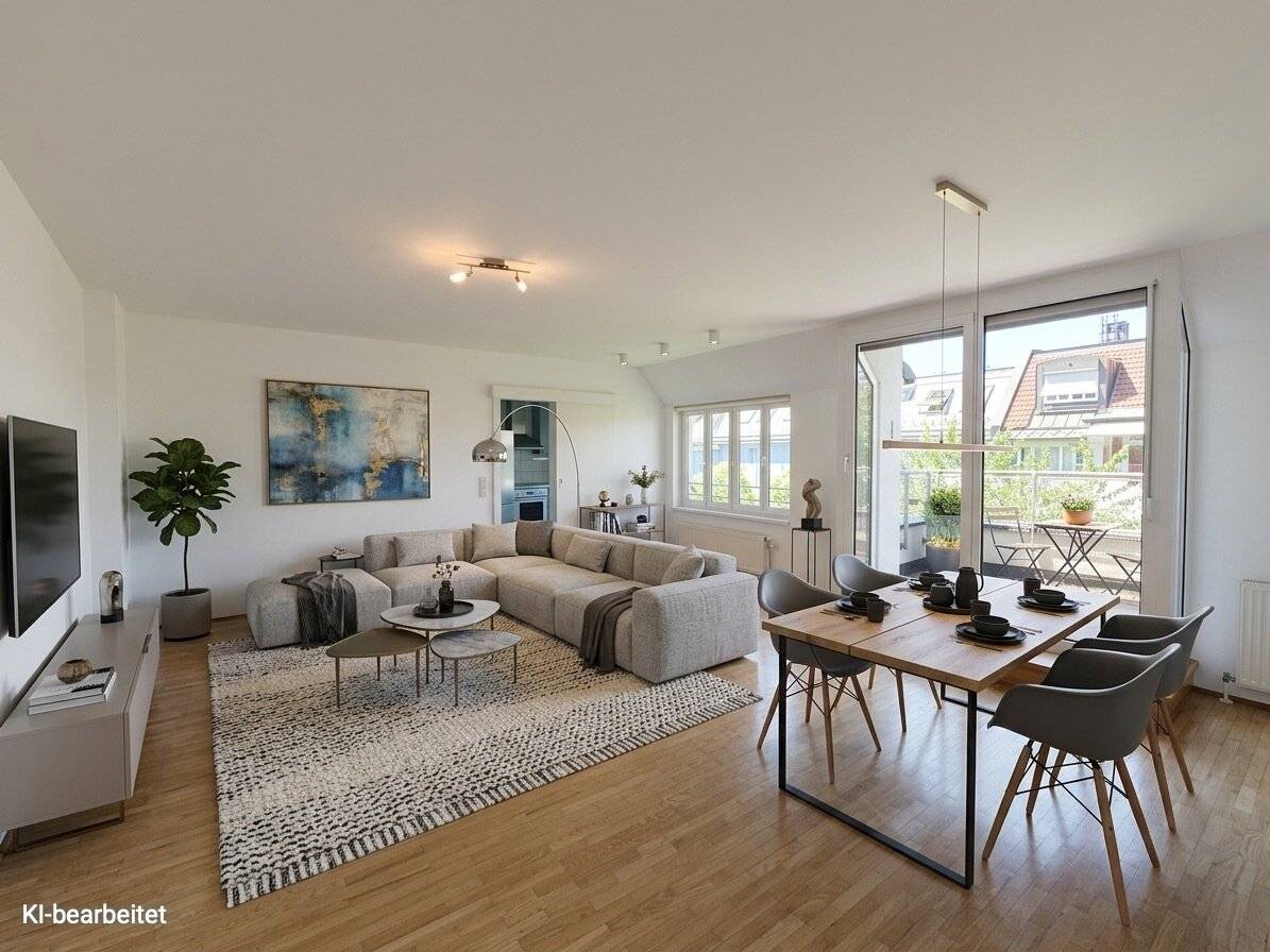 Spacious Maisonette Apartment with Terrace in Quiet Courtyard Setting