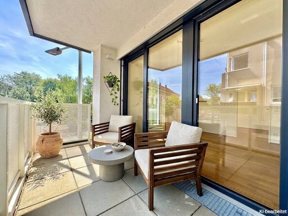 Modern 2 room apartment with balcony loggia and sauna