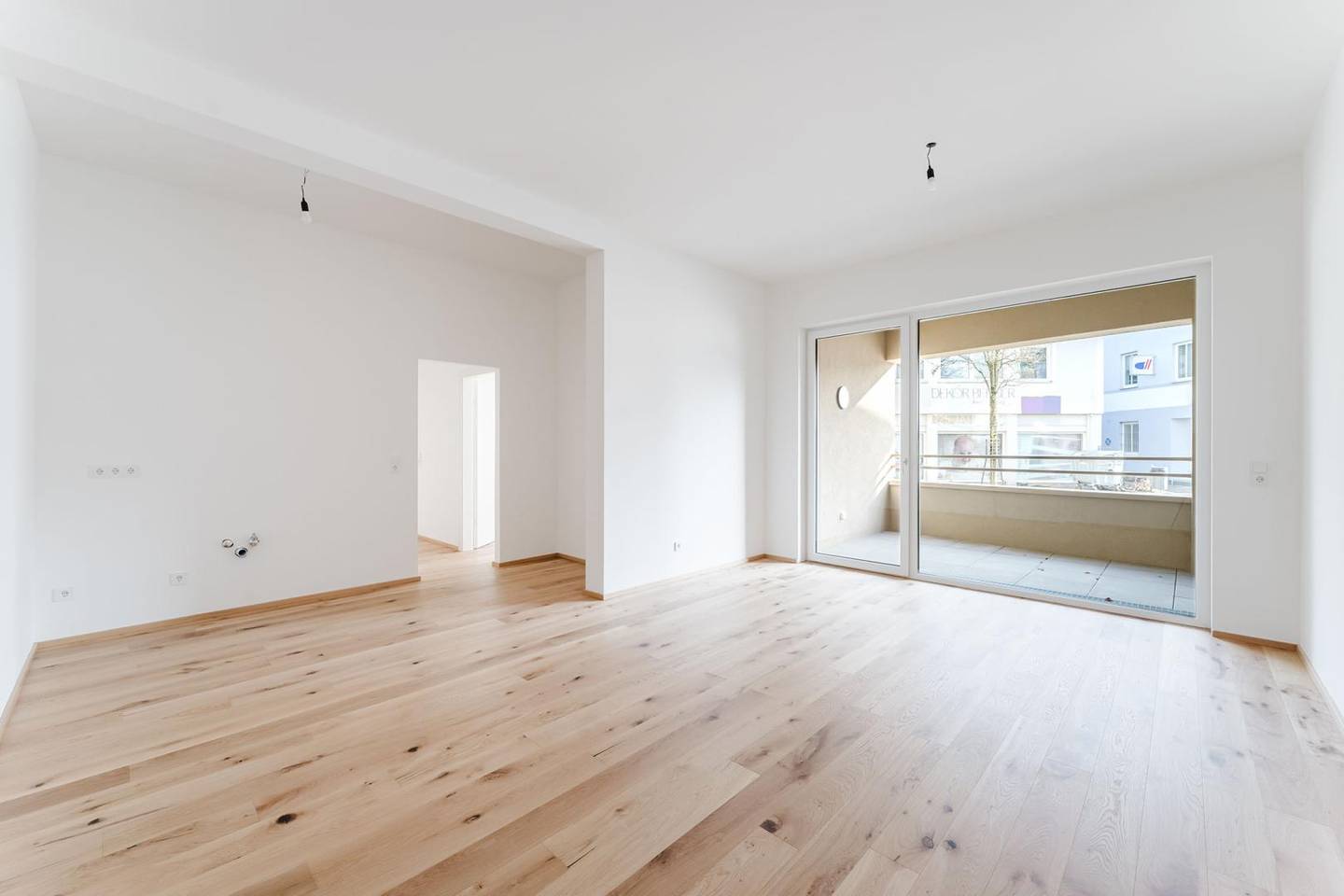 Erdgeschosswohnung mit Loggia nahe dem Stadtplatz