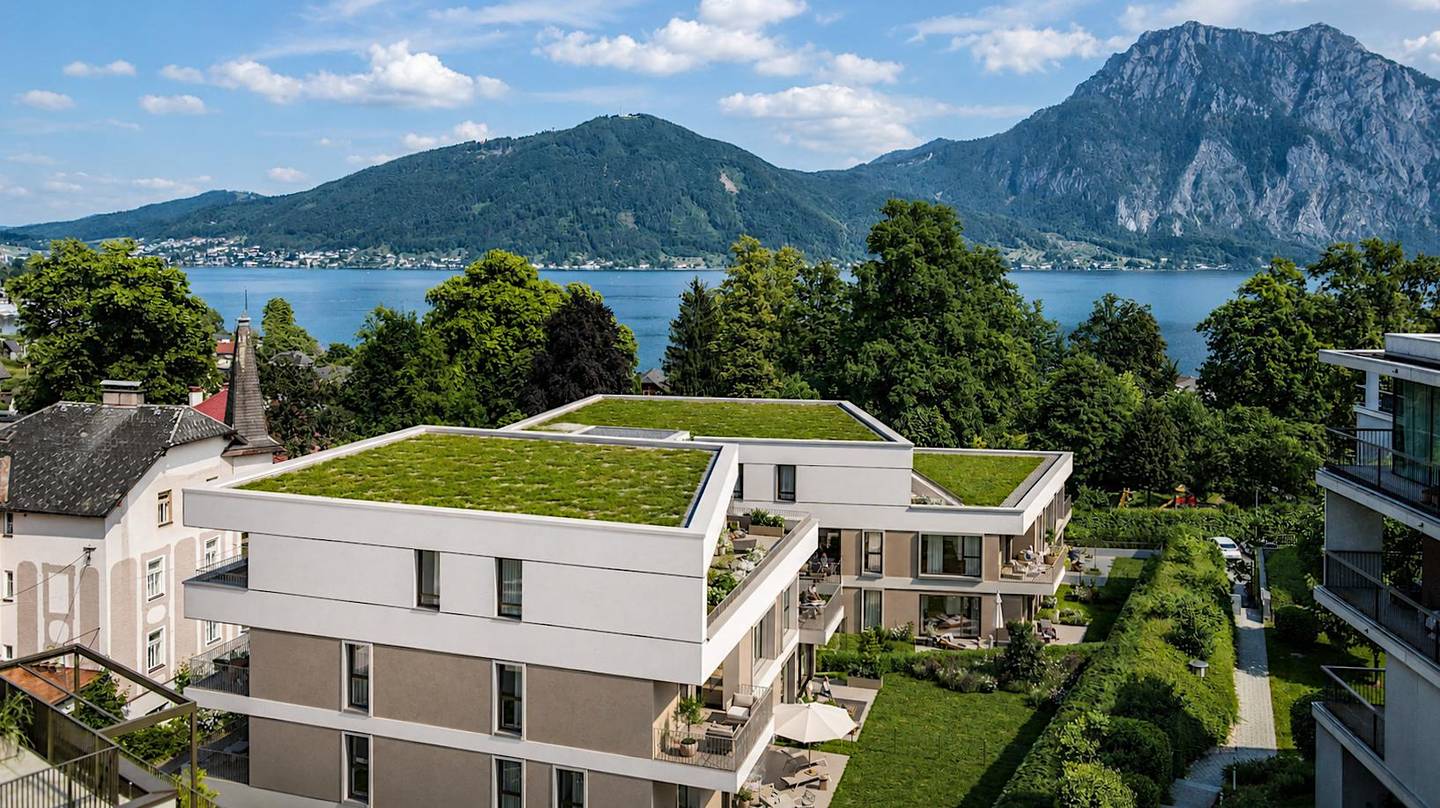 Neubauwohnung mit Loggia und Traunseeblick