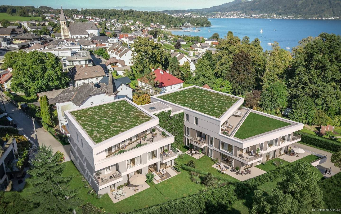 Neubauwohnung mit Loggia und Traunseeblick