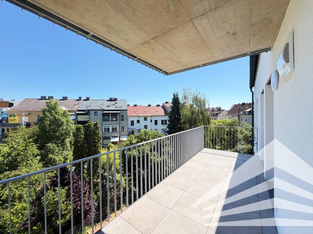 Neubauwohnung mit Balkon nahe Donaustrand und Bruckner Privatuni