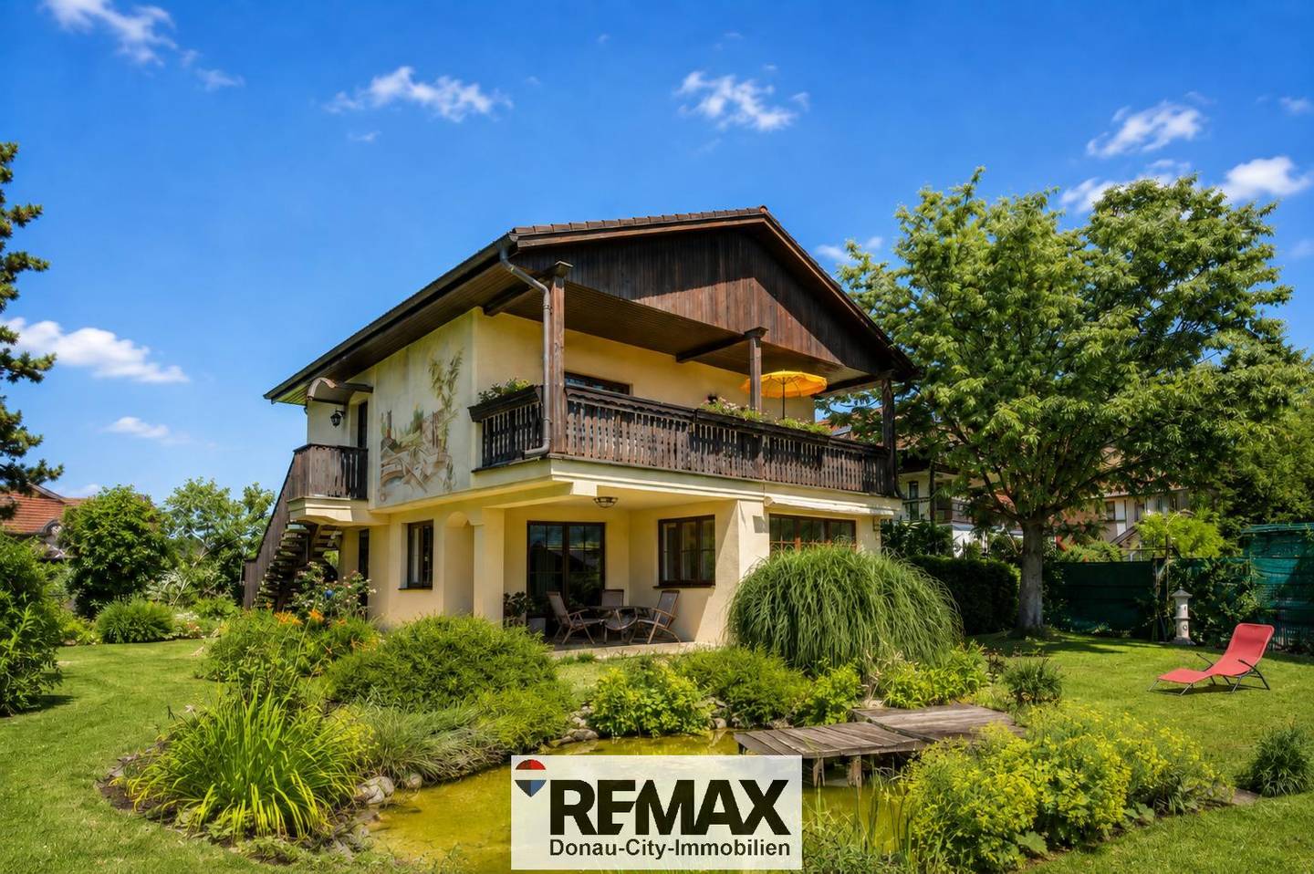 Einfamilienhaus mit Garten und Weitblick